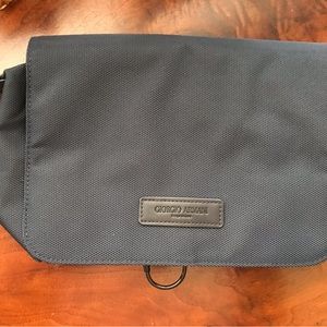 GIORGIO ARMANI toiletry bag for men, navy